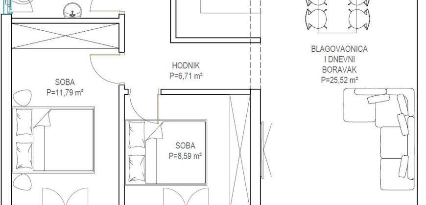 Wohnung HF1040 – Zadar, Bokanjac